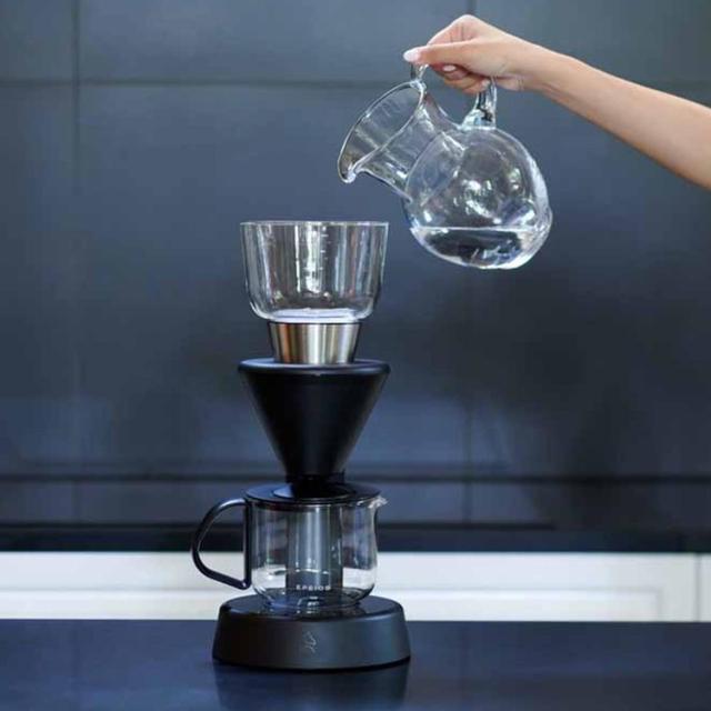 スマートコーヒーメーカーコーヒーメーカーMoccaモカスマート家電IoT機能バリスタCM503EPEIOSエペイオスEPEIOSFoElemスマートコーヒーメーカーMoccaブラックEPEIOS 