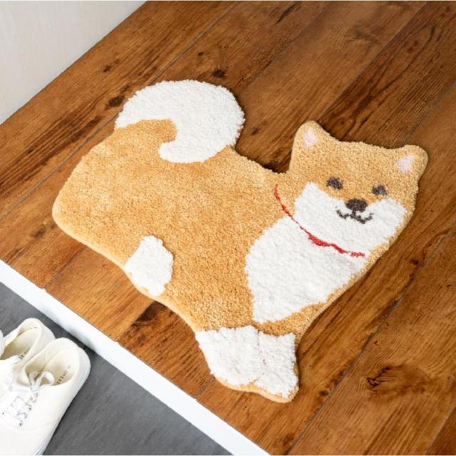 アクセントマットインテリアマットマットシュナウザー犬猫鳥かわいいふかふか玄関洗面所洗える洗えるアクセントマットオカ 