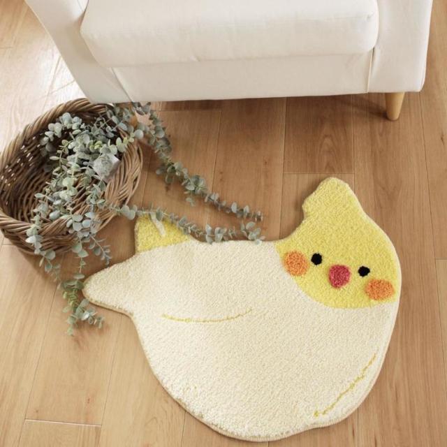 アクセントマットインテリアマットマットシュナウザー犬猫鳥かわいいふかふか玄関洗面所洗える洗えるアクセントマットオカ 