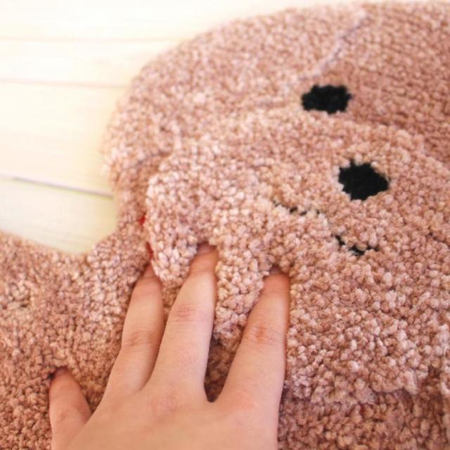 アクセントマットインテリアマットマットシュナウザー犬猫鳥かわいいふかふか玄関洗面所洗える洗えるアクセントマットオカ 