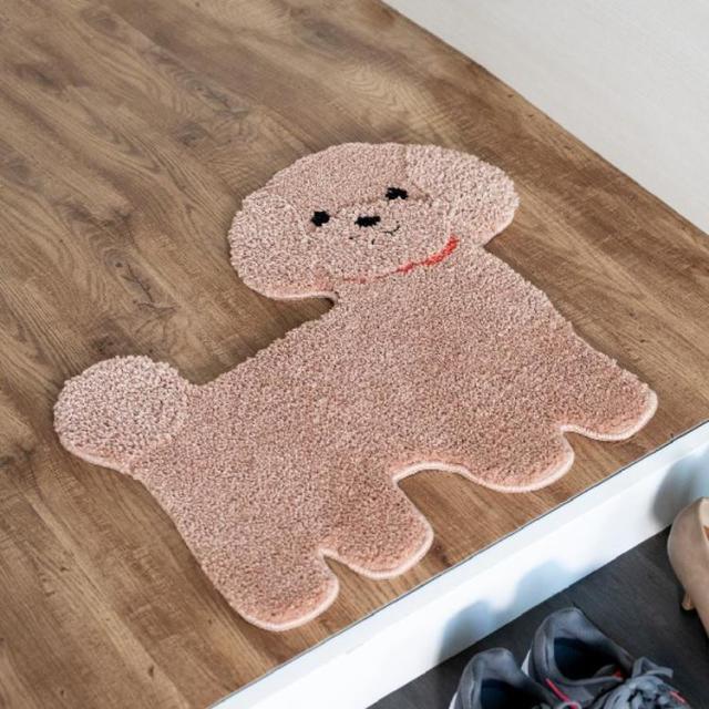 アクセントマットインテリアマットマットシュナウザー犬猫鳥かわいいふかふか玄関洗面所洗える洗えるアクセントマットオカ 