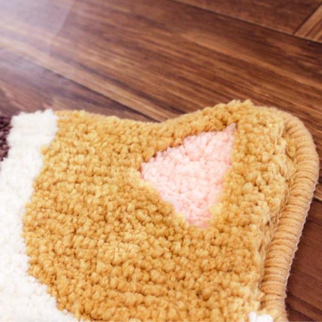 アクセントマットインテリアマットマットシュナウザー犬猫鳥かわいいふかふか玄関洗面所洗える洗えるアクセントマットオカ 