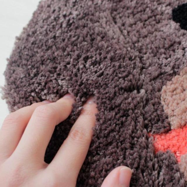 アクセントマットインテリアマットマットシュナウザー犬猫鳥かわいいふかふか玄関洗面所洗える洗えるアクセントマットオカ 