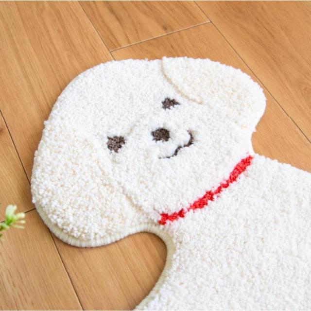 アクセントマットインテリアマットマットシュナウザー犬猫鳥かわいいふかふか玄関洗面所洗える洗えるアクセントマットオカ 