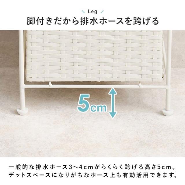 スリムラックすき間収納ランドリー収納洗面台コンパクト薄型防水脱衣所サニタリーランドリーチェスト幅25cm