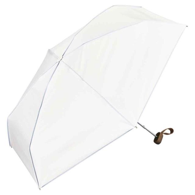 Wpc.UVカット率100%遮光率100%遮熱晴雨兼用日傘収納袋付ギフト折りたたみ傘はっ水加工遮光プレーンパイピングminiWpc.