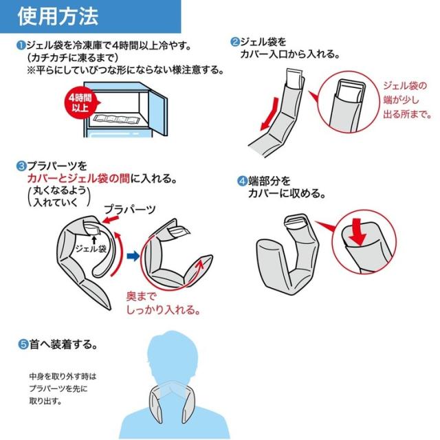 ケンユーひんやり冷却猛暑首ジェルネックールスマートケンユー 