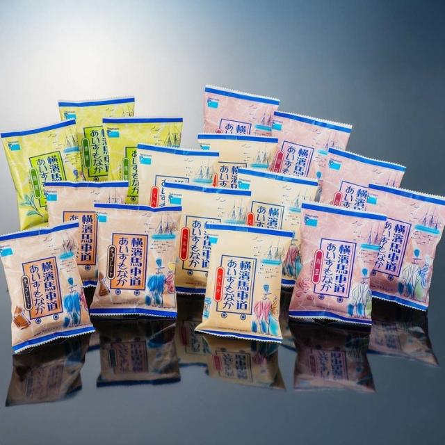 横浜馬車道アイスもなかミルク抹茶小豆チョコレートギフト贈り物横濱馬車道あいすもなかセット（16個入）横濱馬車道 