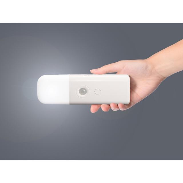 ナイトライトセンサーライト人感センサー明暗センサーLED乾電池式USB給電懐中電灯昼白色回転タイプ防水IPX4相当乾電池式人感明暗ナイトライト