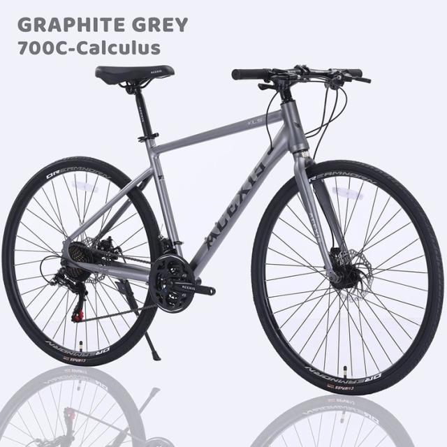 クロスバイク通勤通学700C自転車シマノshimano21段変速【完成車】ACEXISクロスバイクシマノ21段変速CalculusACEXIS 