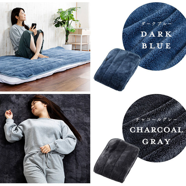 敷パッドベッドパッド敷きパッド敷き布団ダブル洗濯可保温マットレス敷布団ワンタッチミンクファーマイクロファイバー冬用冬物かわいいマイクロミンファー敷パッドD