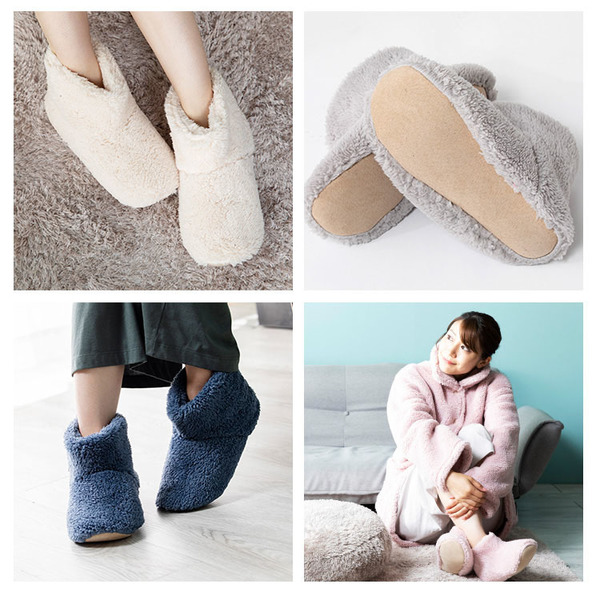 ルームブーツルームシューズスリッパ冬用保温洗濯可ミンクファーマイクロファイバーレディース女性用節電足冷えMLファーマイクロミンクファー・ルームブーツM・L（22.5-24cm・25-26.5cm） 