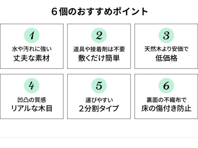 ウッドカーペット