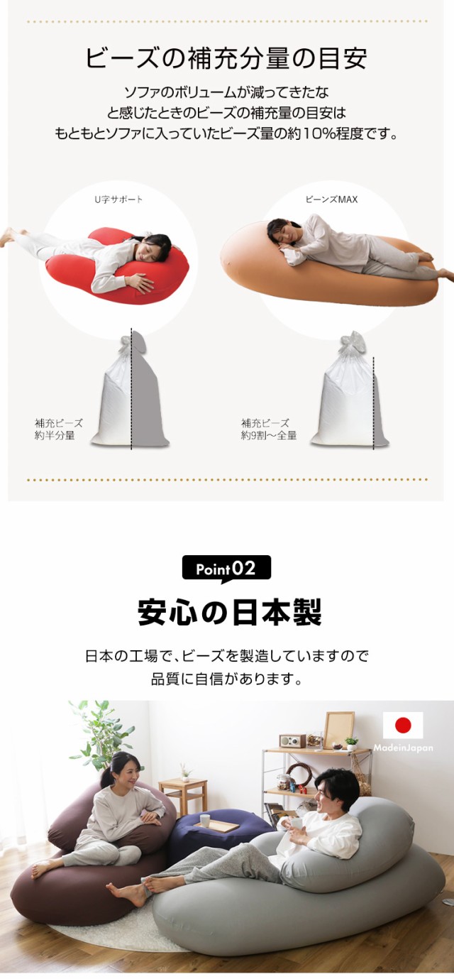 ビーズクッション 人をダメにする 補充ビーズ 750g 専用ビーズ 補充用 ビーズ 発泡ビーズ クッション用 ビーズクッション クッション  ビの通販はau PAY マーケット 収納宅配館 au PAY マーケット－通販サイト