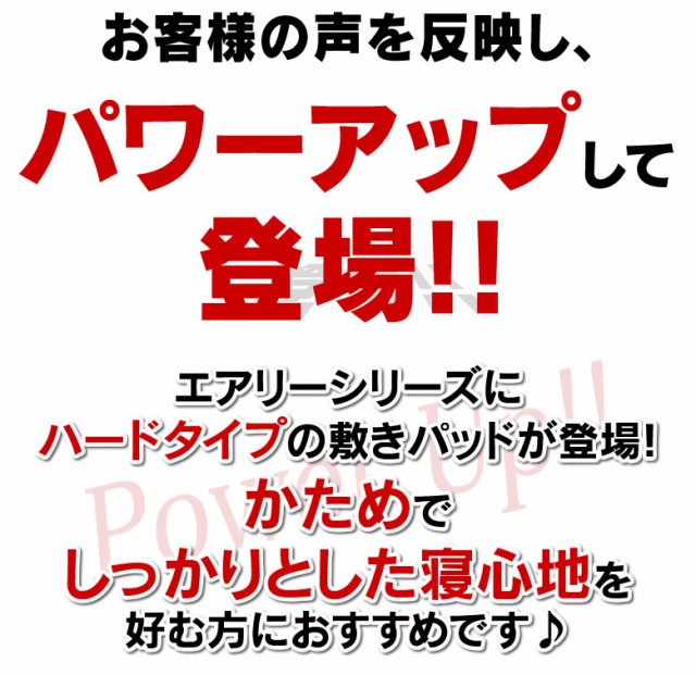 限定SALEHOT 敷きパッド 敷パッド 敷きパット 高反発 エアリーマッの通販はau PAY マーケット - 暮らし健康ネット館|商 敷パッド エアリープラス敷きパッド ダブル APPH-D アイリスオーヤマ ベッドパッド 人気HOT