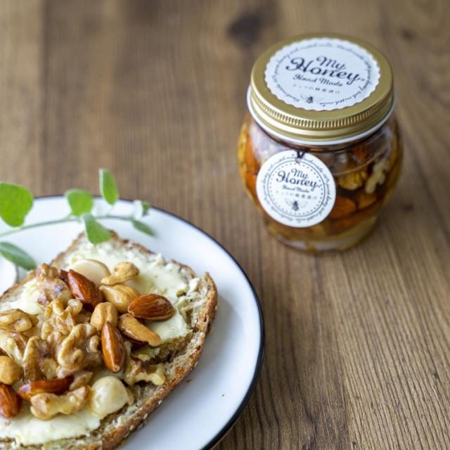 はちみつナッツシンプルパンデザート贈り物漬けナッツの蜂蜜漬けLMYHONEY 