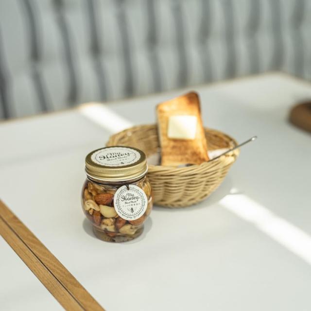 はちみつナッツシンプルパンデザート贈り物漬けナッツの蜂蜜漬けLMYHONEY 