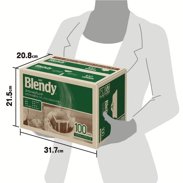 エージーエフブレンディblendyコーヒードリップドリップコーヒー個包装コーヒー粉レギュラーAGF 「ブレンディ」レギュラー・コーヒードリップパックスペシャル・ブレンド100袋(ドリップコーヒー)(コーヒー粉)AGF