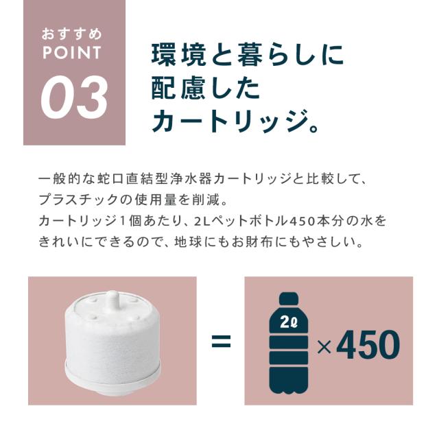 環境と暮らしに配慮したカートリッジ