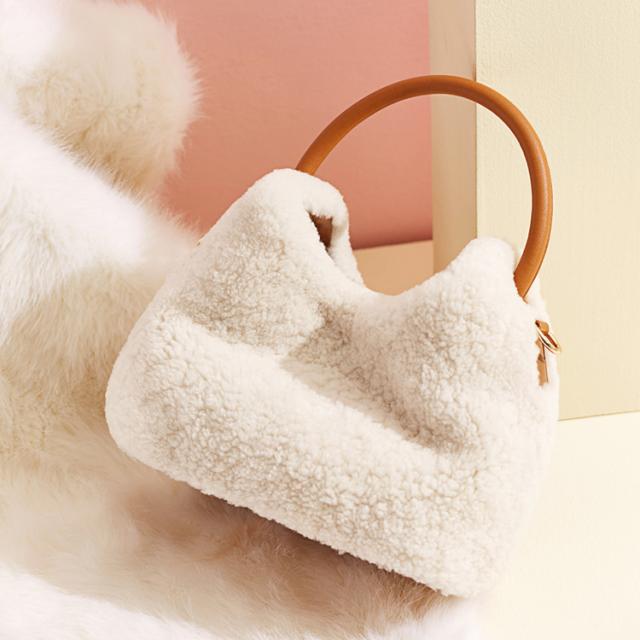 ファーバッグ ムートンバッグ ショルダーバッグ レディース