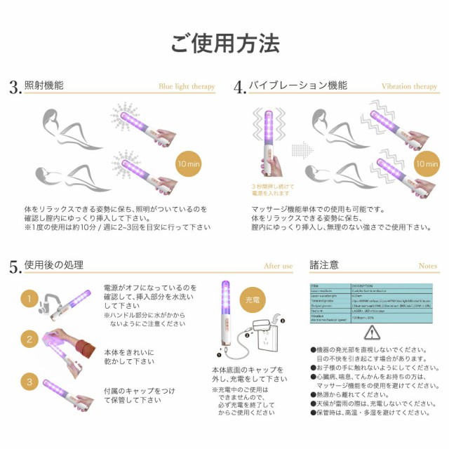 yoniCARE ヨニケア 家庭用膣レーザー LED 膣ケア器 膣ケア デリケート