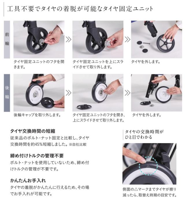 歩行車 ジスタ WAW33 幸和製作所(TacaoF)の商品の特徴3