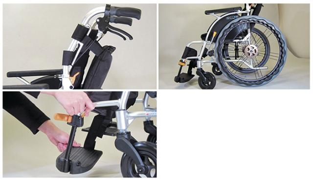 ネクストコアシリーズ　アルミ製車椅子　NEXT-11B 松永製作所の商品の特徴2
