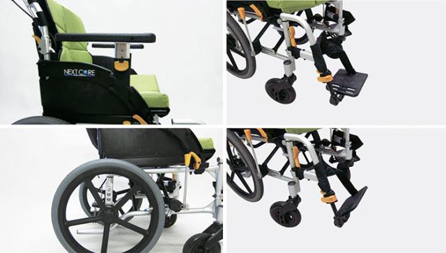 ネクストコアシリーズ アルミ製車椅子 NEXT-60B の商品の特徴2