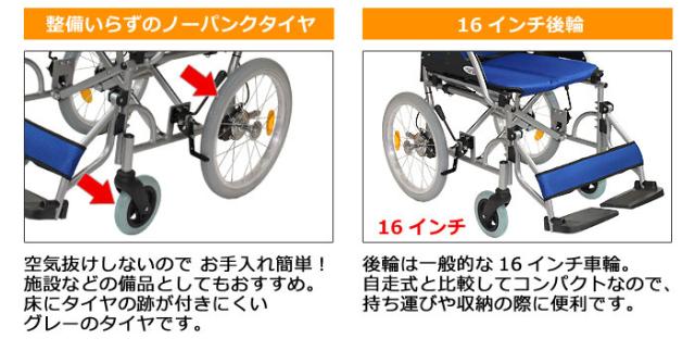 車椅子ハピネスCA-21SUのこだわり1-2
