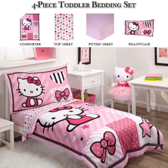 しいなと ハローキティ CrownCrafts 5526416の通販はau PAY マーケット - paranino|商品ロットナンバー:377317250 子供 寝具 4点 セット トドラーベッディング コース