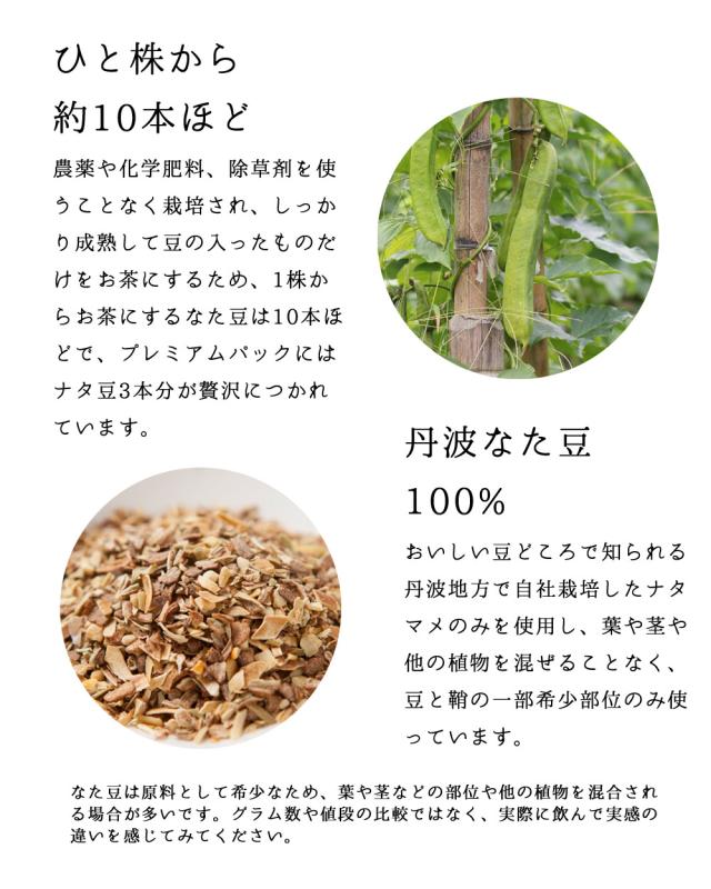 なたまめの限定部位を贅沢に使用