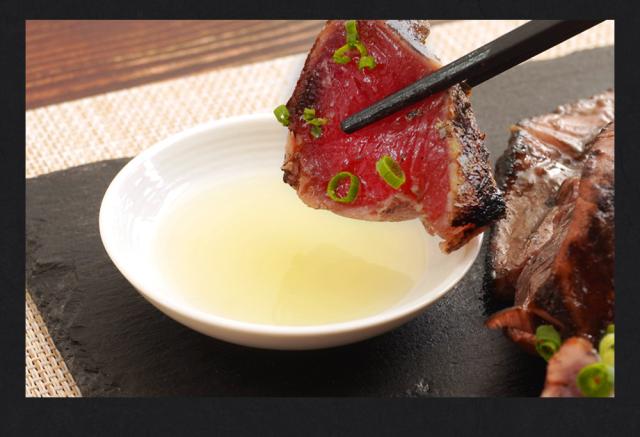 戻り鰹塩たたき