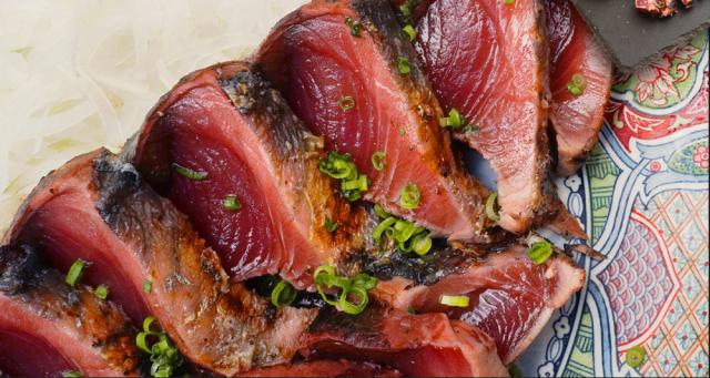 戻り鰹塩たたき