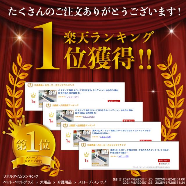 折りたたみドッグスロープ