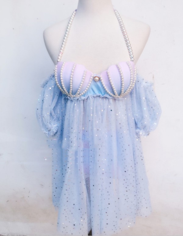 大注目 手作り水着 高級感アップ ワンピース ビキニ レディ ス 貝殻 コスプレ 人魚 撮影 美胸 大きいサイズ 温泉 スイミング 定価から3０ オフ Www Songtainews Net