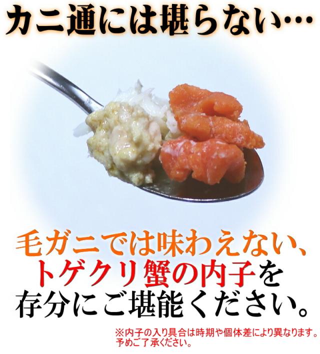 青森の幻の蟹 トゲクリ蟹