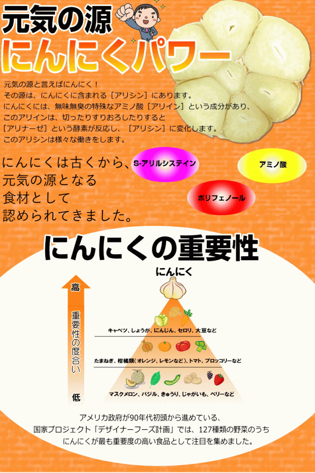 にんにくに秘められた力 ガン予防