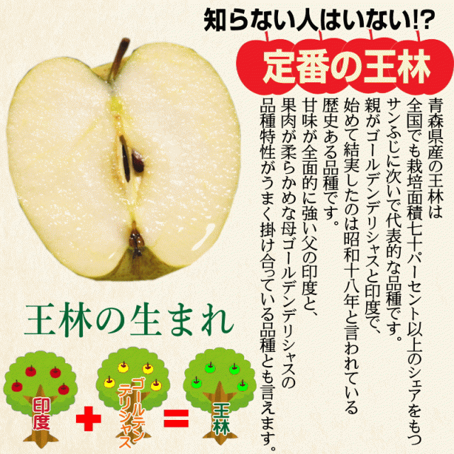 王林の生まれ