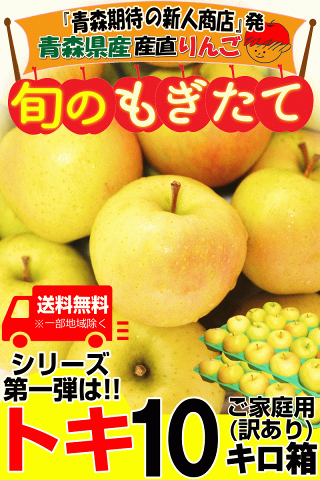 りんごトキ10キロ箱