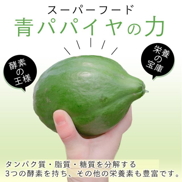 スーパーフード青パパイヤの力