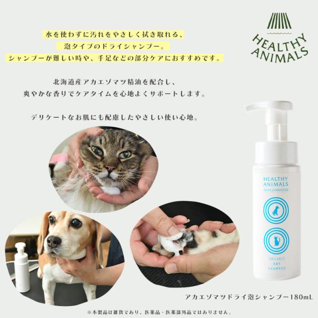 アカエゾマツドドライ泡シャンプー