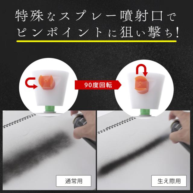 特殊なスプレー噴射口
