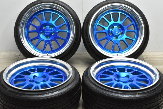 グッドイヤー 205/50R17 サマータイヤホイールセット インプレッサ etc (GOODYEAR ASYMMETRIC5 & GSPEED P08 5穴 100)