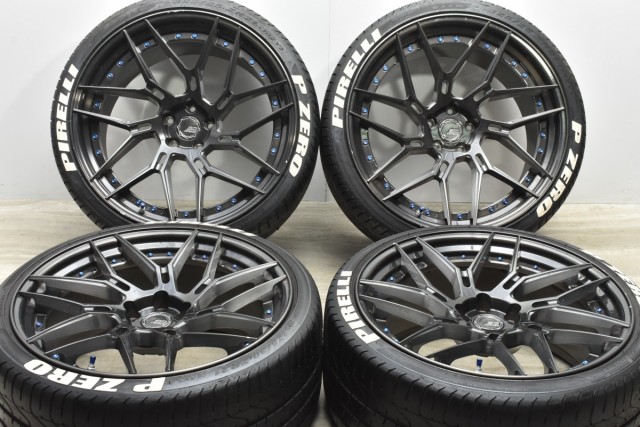 中古タイヤホイール 4本セット 21インチ 10J +30 12J +19 PCD 114.3 