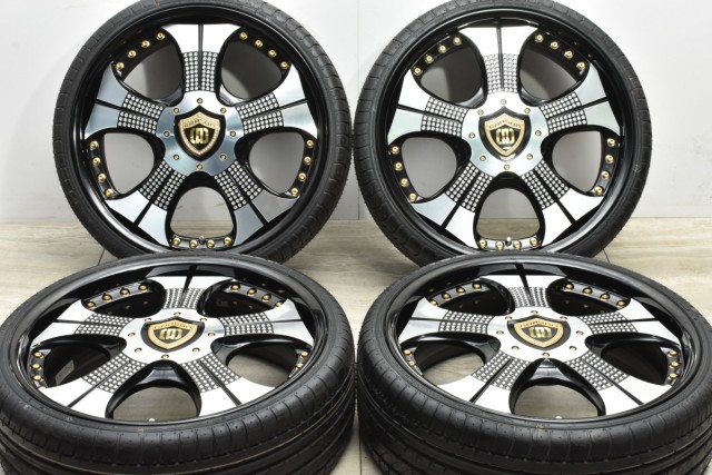 中古タイヤホイール 4本セット 20インチ 7.5J +40 PCD 114.3 225 