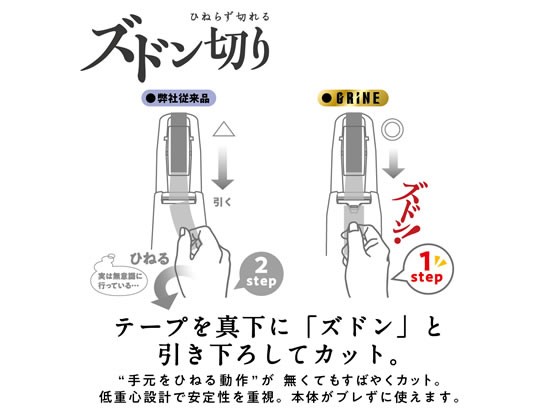 ソニック プロ テープカッター グライン ブラック TC-2983-D