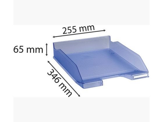 エグザコンタ EXACOMPTA レタートレー コンボ MIDI A4 アイスブルー