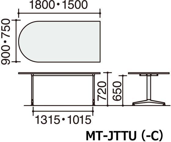 ベース コクヨ/ジュート マーケット - ココデカウ au PAY マーケット店|商品ロットナンバー:445268009 T字黒脚 W1500×D750 U字形WHナチュラル キャスターの通販はau PAY ◔になる