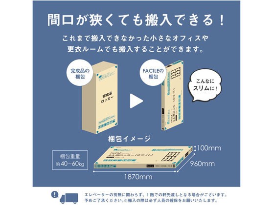 定番日本製 Netforce/ファシル マーケット - ココデカウ au PAY マーケット店|商品ロットナンバー:458422081 スチールロッカー 8人用 4列2段 ホワイト/FAC-8の通販はau PAY 爆買い2022