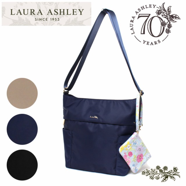 LAURA ASHLEY 縦型 ショルダーバッグ ポーチセット Wales Gilly